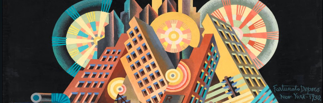 Fortunato Depero (1892-1960), "New York 1930."